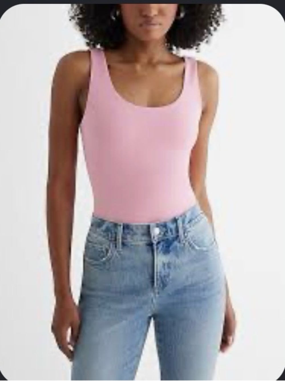 Express Slimming Body Contour High Compression Scoop Neck Bodysuit